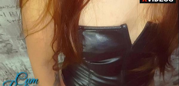  CUM IN MY LEATHER SHORTS